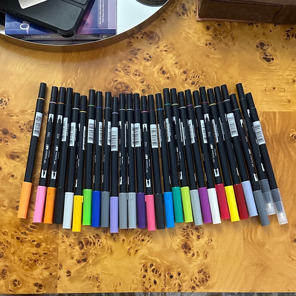 Tombow Dual-Tip Brush Pens Markers